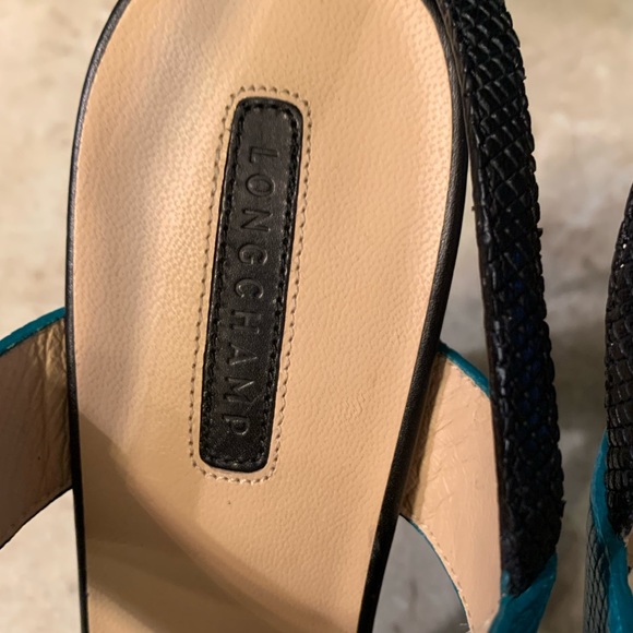 Longchamp Heeled Sandals NWT - Picture 5 of 6